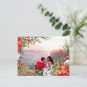 Cartes Pour Fêtes Annuelles Noël avec votre propre photo (Debout devant)