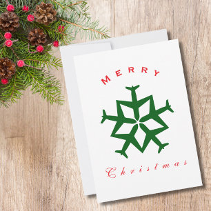 Cartes Pour Fêtes Annuelles Noël Avion Flocon de neige Photo Drôle Aviation