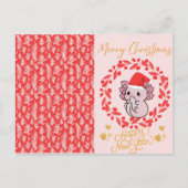 Cartes Pour Fêtes Annuelles Noël axolotl (Devant)