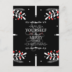 Cartes Pour Fêtes Annuelles Noël Ayez-vous...Baies Rouges Vacances