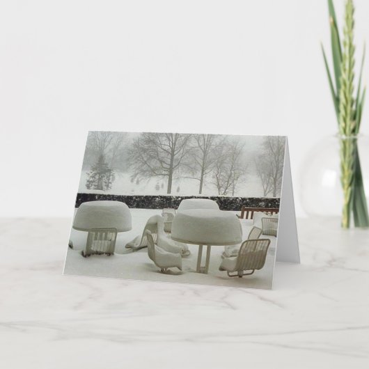 Cartes Pour Fêtes Annuelles Noël (barbecue annulé) (Devant)