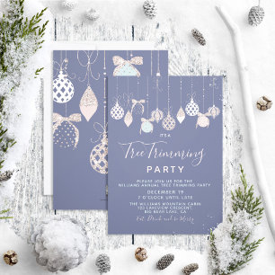 Cartes Pour Fêtes Annuelles Noël Baubles Fête de Trimming Arbre de Noël