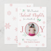 Cartes Pour Fêtes Annuelles Noël bébé mignon (Devant / Derrière)