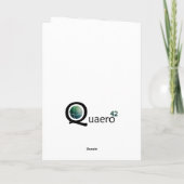 Cartes Pour Fêtes Annuelles Noël Bell (bleue) (Dos)