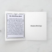 Cartes Pour Fêtes Annuelles Noël Bell (bleue) (Intérieur)