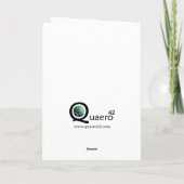 Cartes Pour Fêtes Annuelles Noël Bell (or) (Dos)