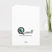 Cartes Pour Fêtes Annuelles Noël Bell (or/pourpre) (Dos)