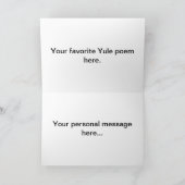 Cartes Pour Fêtes Annuelles Noël béni (Intérieur)