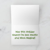 Cartes Pour Fêtes Annuelles Noël berger allemand (Intérieur)