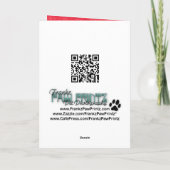 Cartes Pour Fêtes Annuelles Noël - Bichon Frise - Daisy (Dos)