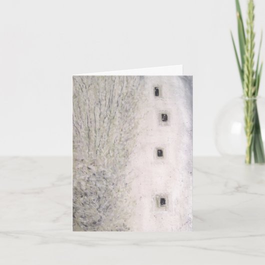 CARTES POUR FÊTES ANNUELLES NOËL BLANC (Devant)