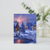 Cartes Pour Fêtes Annuelles Noël blanc (Debout devant)