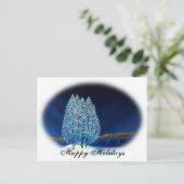 Cartes Pour Fêtes Annuelles Noël bleu #6 (Debout devant)