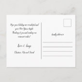 Cartes Pour Fêtes Annuelles Noël Bois Animaux Folk Art (Dos)