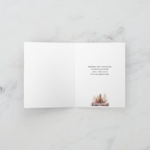 Cartes Pour Fêtes Annuelles Noël boisé rustique (Intérieur)