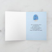 Cartes Pour Fêtes Annuelles Noël, Boss, Blue Bird et Neige (Intérieur)