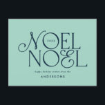 Cartes Pour Fêtes Annuelles Noel brillant coloré script géométrique Noël<br><div class="desc">Amusement coloré Noel Noël typographie géométrique script de vacances design. Rouge,  vert,  bleu marine et rose.</div>