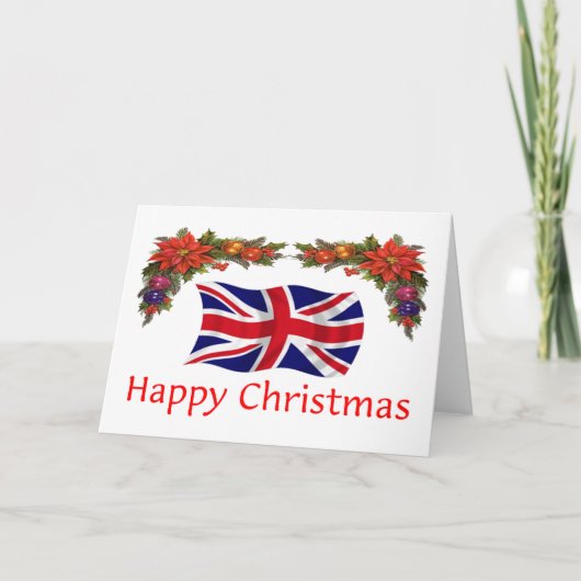 Cartes Pour Fêtes Annuelles Noël britannique (Devant)