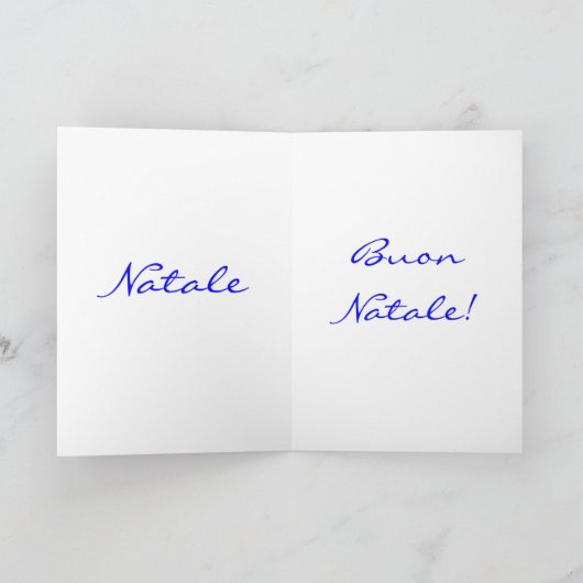 Cartes Pour Fêtes Annuelles Noël Buon Natale Red Christmas Star (Intérieur)