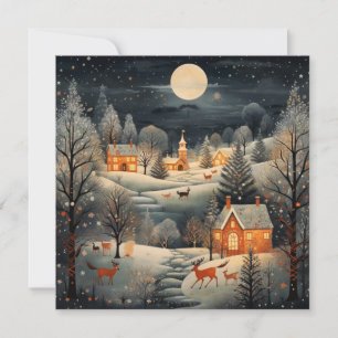 Cartes Pour Fêtes Annuelles Noël calme et cosy