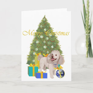 Cartes Pour Fêtes Annuelles Noël Caniche