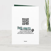 Cartes Pour Fêtes Annuelles Noël - caniche - Patronaglo (Dos)