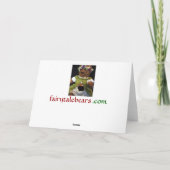 Cartes Pour Fêtes Annuelles Noël cardinal (Dos)