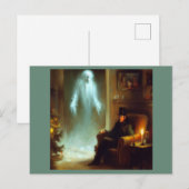 Cartes Pour Fêtes Annuelles Noël Carol Fantôme de Noël Passé (Devant / Derrière)