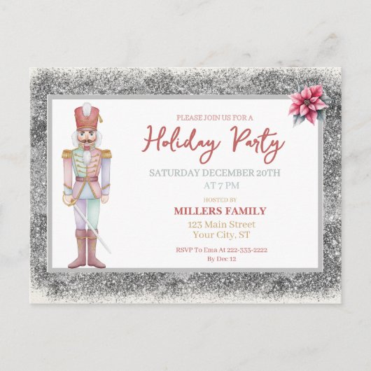 Cartes Pour Fêtes Annuelles Noël Casse-Noisette (Devant)