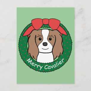 Cartes Pour Fêtes Annuelles Noël Cavalier King Charles Spaniel
