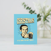 Cartes Pour Fêtes Annuelles Noël : C'est l'heure d'être joyeux (Debout devant)