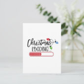 Cartes Pour Fêtes Annuelles Noël Chargement des lumières de Noël (Debout devant)