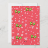 Cartes Pour Fêtes Annuelles Noël Charmant hiver Snowman (Dos)