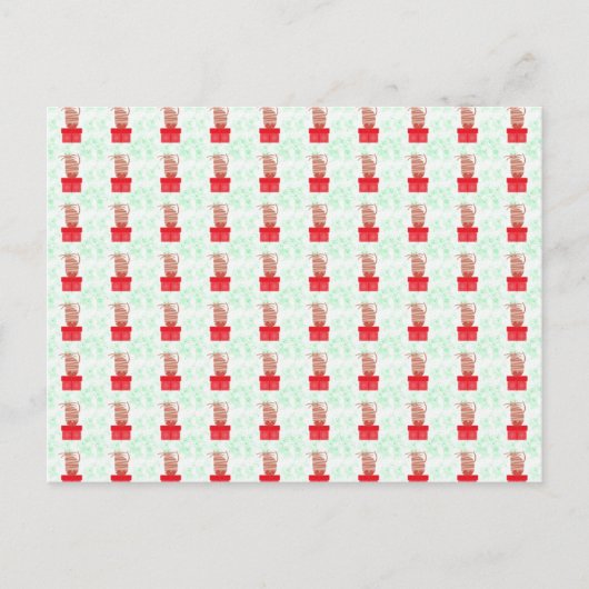 Cartes Pour Fêtes Annuelles Noël Chat Kitten Motif (Devant)