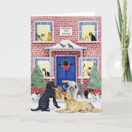 Cartes Pour Fêtes Annuelles Noël chaud (Devant)