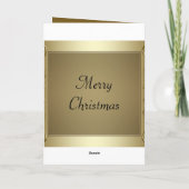 Cartes Pour Fêtes Annuelles Noël chrétien (Dos)