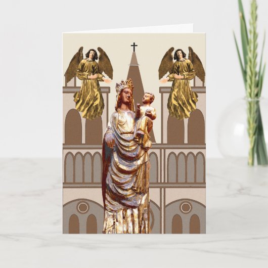 Cartes Pour Fêtes Annuelles Noël chrétien médiéval (Devant)