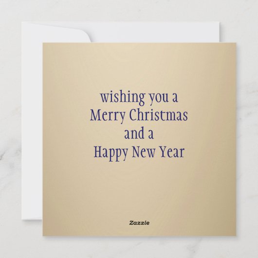 Cartes Pour Fêtes Annuelles Noël chrétien Pour nous un enfant est donné (Dos)