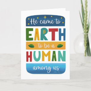 Cartes Pour Fêtes Annuelles Noël chrétien religieux Jean 1:14