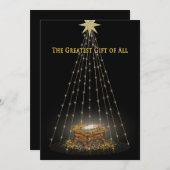 Cartes Pour Fêtes Annuelles Noël Christian Manger Salutation (Devant / Derrière)