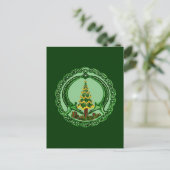 Cartes Pour Fêtes Annuelles Noël Claddagh (Debout devant)
