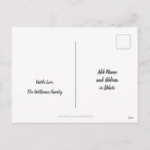 Cartes Pour Fêtes Annuelles Noël cloches Black et Gold Festive Élégant (Dos)