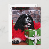 Cartes Pour Fêtes Annuelles Noël - Cocker Spaniel - Maggie (Devant / Derrière)