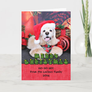 Cartes Pour Fêtes Annuelles Noël - Cocker Spaniel - Tobey