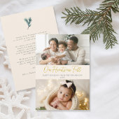 Cartes Pour Fêtes Annuelles Noël Cœurs Pleins Douce Famille Bébé 2 Photos