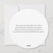 Cartes Pour Fêtes Annuelles NOËL COMMENCE AVEC CHRIST Christian Minimalist (Dos)