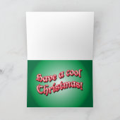 Cartes Pour Fêtes Annuelles Noël cool ! (Intérieur)