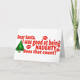 Cartes Pour Fêtes Annuelles Noël coquin