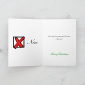 Cartes Pour Fêtes Annuelles Noël "coquin" (Intérieur)
