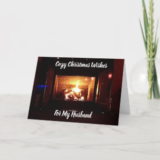 CARTES POUR FÊTES ANNUELLES NOËL COSY SOUHAITE POUR MON "MARI"